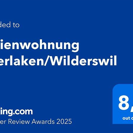 Ferienwohnung Interlaken/וילדרסויל מראה חיצוני תמונה